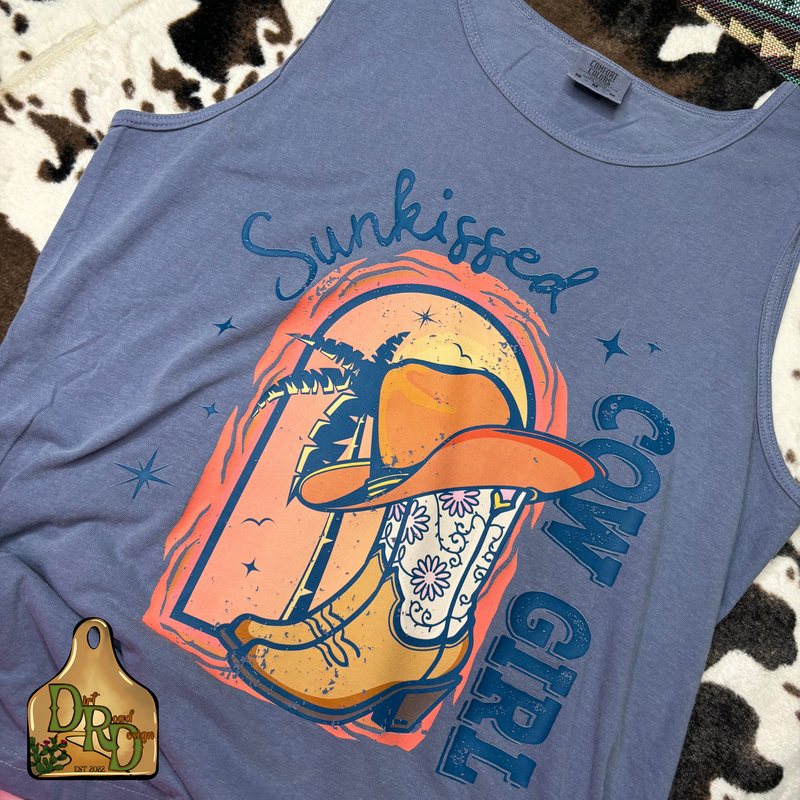 Sunkissed cowgirl tank